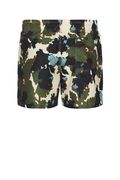Oas Foliago Swim Shorts In Green