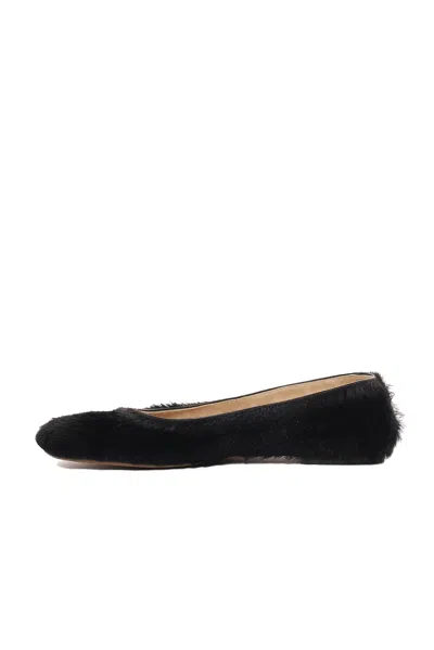 The Row Square Ballet Flat In Pony