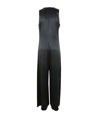 Antonelli Sleeveless Wide Leg Jumpsuit In Black