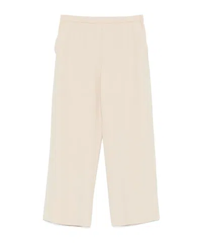 Antonelli Elastic Waist Casual Pants In Neutral