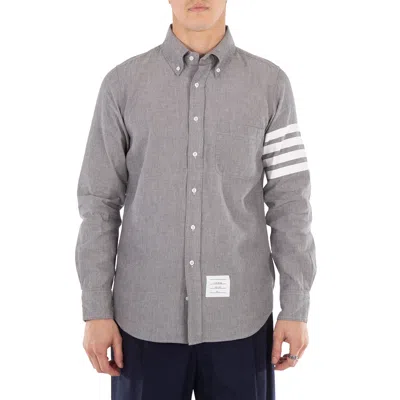 Thom Browne Chemise Ample En Coton In Gray