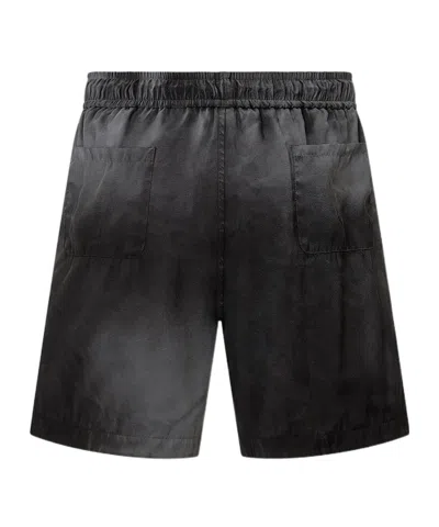 Amiri Logo-embroidered Silk Shorts