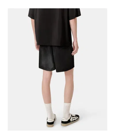Amiri Logo-embroidered Silk Shorts