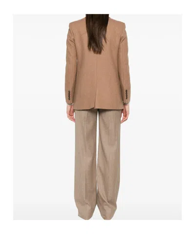 Blazé Milano Cholita Double-breasted Blazer In Brown