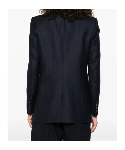 Blazé Milano Resolute Everyday Velvet-collared Double-breasted Blazer In Blue