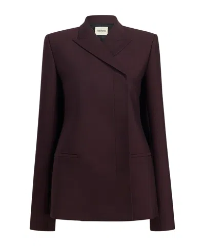 Khaite Silvannah Blazer In Purple