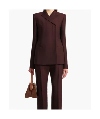 Khaite Silvannah Blazer In Purple