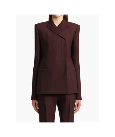 Khaite Silvannah Blazer In Purple