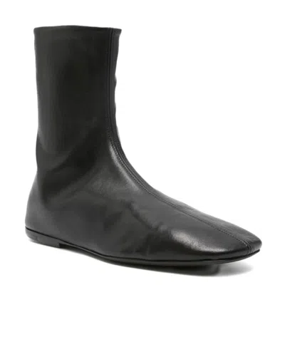 Dries Van Noten Round Toe Ankle Boots