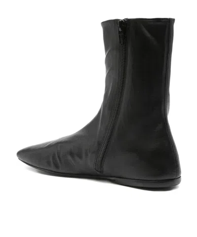 Dries Van Noten Round Toe Ankle Boots