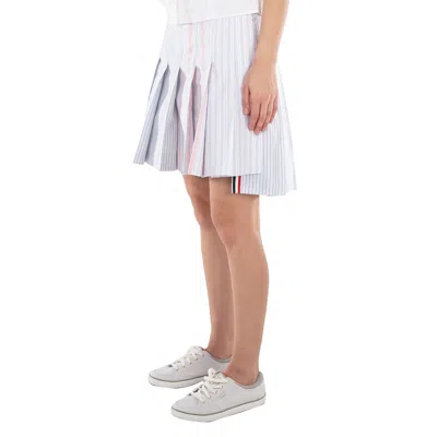 Thom Browne 4-bar Funmix Stripe Oxford Pleated Skirt