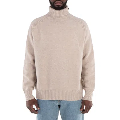 Hugo Boss Long Sleeve Wool Sweater, Size X-large In Pink