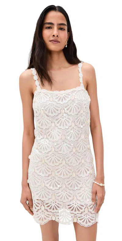 Loveshackfancy Lamont Dress Ecru In White