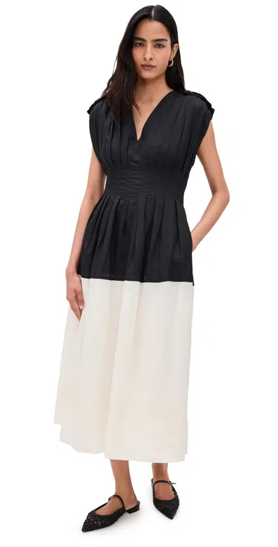 Sea Nicola Ramie Tank Midi Dress Multi