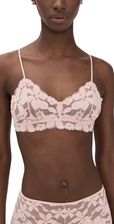 B.tempt'd By Wacoal B. Tempt'd By Wacoal Feeling Famous Bralette Rose Smoke/white In Neutral