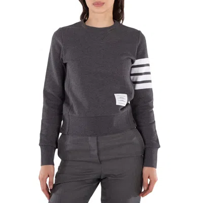 Thom Browne Four-bar Stripe Cotton Sweatshirt