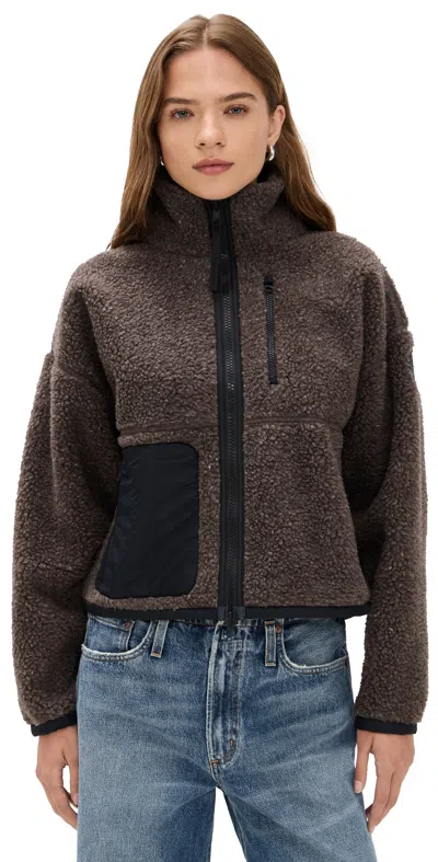 Canada Goose Simcoe Fleece Jacket Taupe Grey In Brown