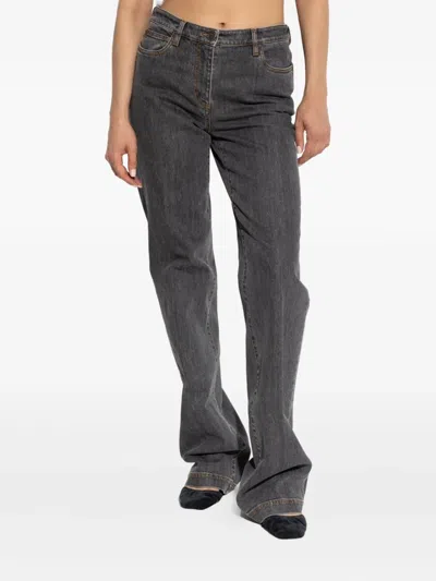 Etro Pegaso-motif Jeans In Black