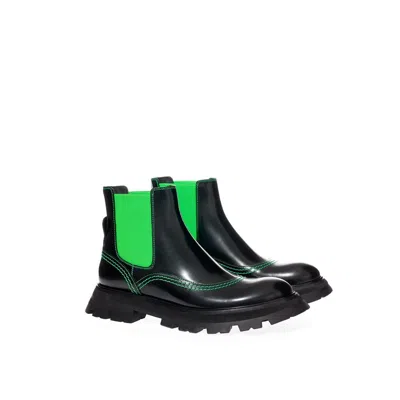 Alexander Mcqueen Multicolor Leather Women's Boot