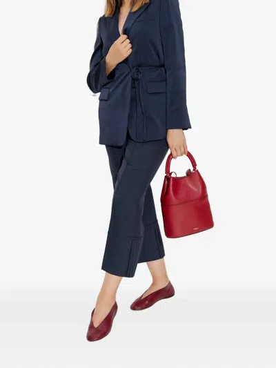 Theory Tie Waist Blazer.cru Clothing In Blue