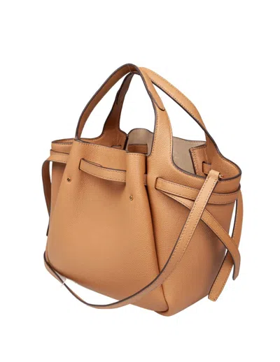 Tory Burch Romy Small Tote In Brown