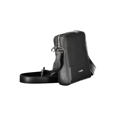 Calvin Klein Black Polyester Shoulder Men's Bag