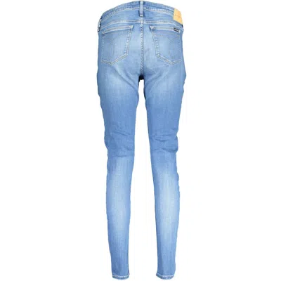 Calvin Klein Blue Cotton Jeans & Women's Pant