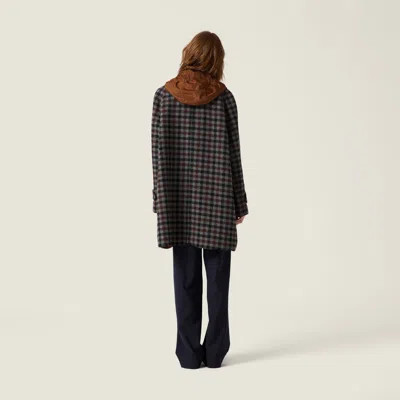 Miu Miu Wool Pants In Blue