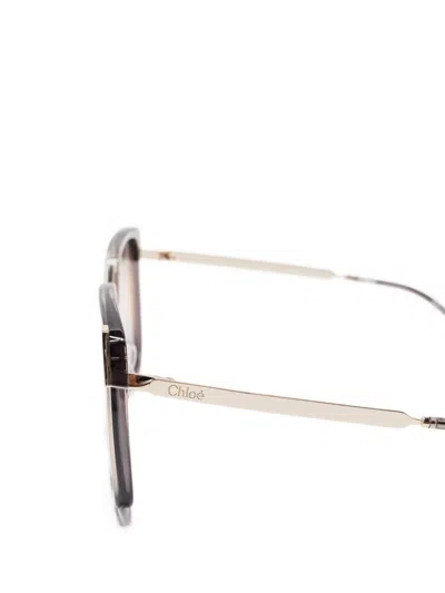 Chloé Square-frame Sunglasses In Pink