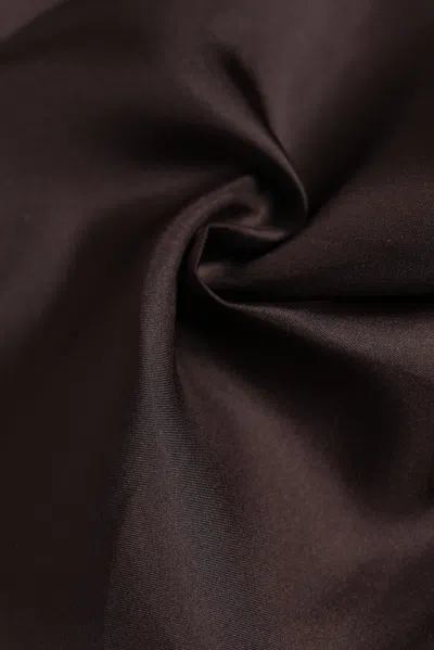 Dolce & Gabbana Brown Dg Crown Silk Square Men Foulard Men's Scarf