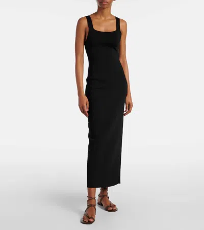 Khaite Aimee Ankle-wrap Leather Sandals In Brown