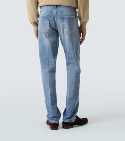 Lardini Belt Loop Jeans In Blue