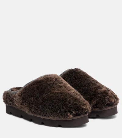Brunello Cucinelli Flat Shoes  Woman Color Brown In Brown