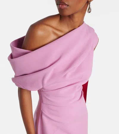 Roksanda Maite One-shoulder Draped Midi Dress