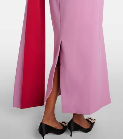 Roksanda Maite One-shoulder Draped Midi Dress