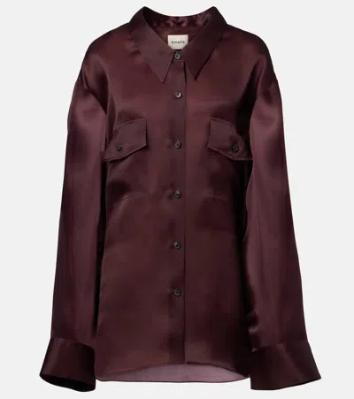 Khaite Matteo Silk Shirt