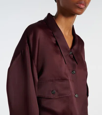 Khaite Matteo Silk Shirt