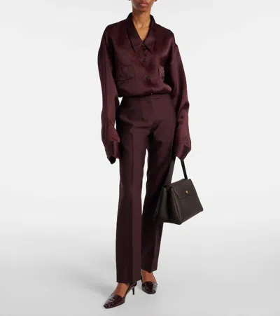 Khaite Matteo Silk Shirt