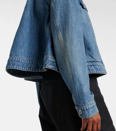 Loewe Cropped Denim Jacket