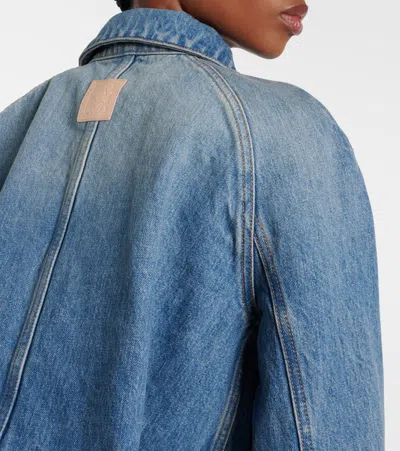 Loewe Cropped Denim Jacket