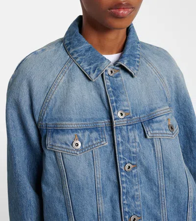 Loewe Cropped Denim Jacket