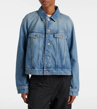 Loewe Cropped Denim Jacket