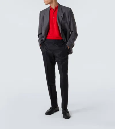 Christian Louboutin Chambeliboat Leather Slip-on Shoes