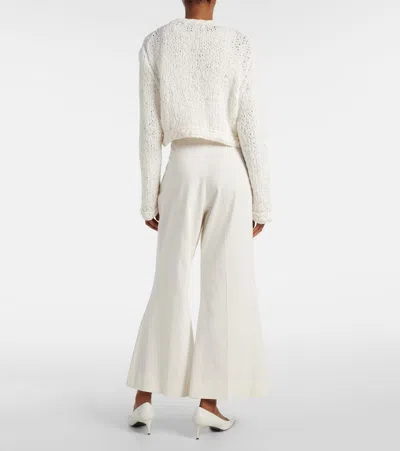 Khaite Genevieve Open-knit Cardigan