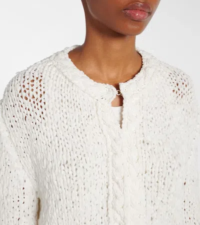 Khaite Genevieve Open-knit Cardigan