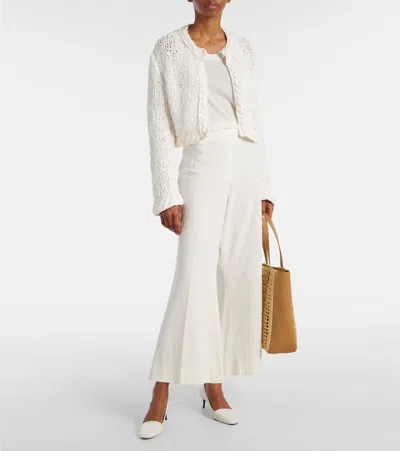 Khaite Genevieve Open-knit Cardigan