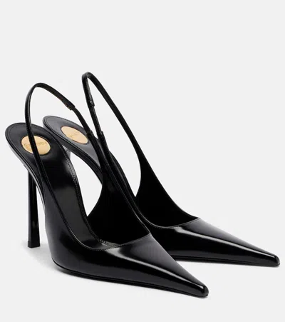 Saint Laurent Vendome Slingback Pumps In Patent Leather