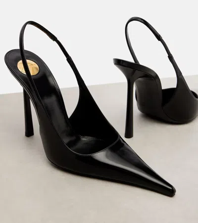 Saint Laurent Vendome Slingback Pumps In Patent Leather