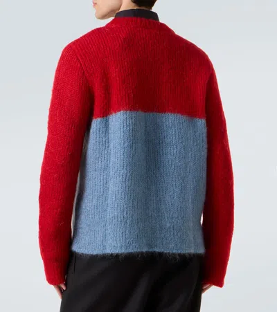 Jil Sander Mohair-blend Sweater In Red
