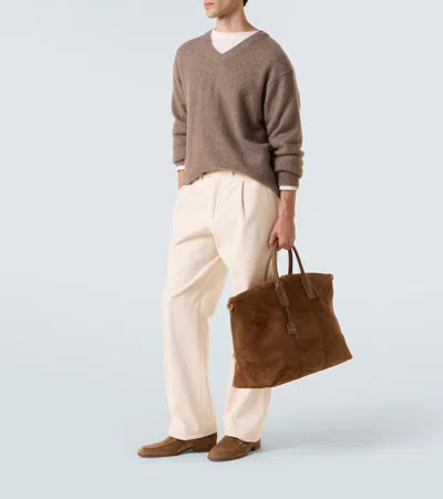 Gianvito Rossi Suede Leather Loafers
